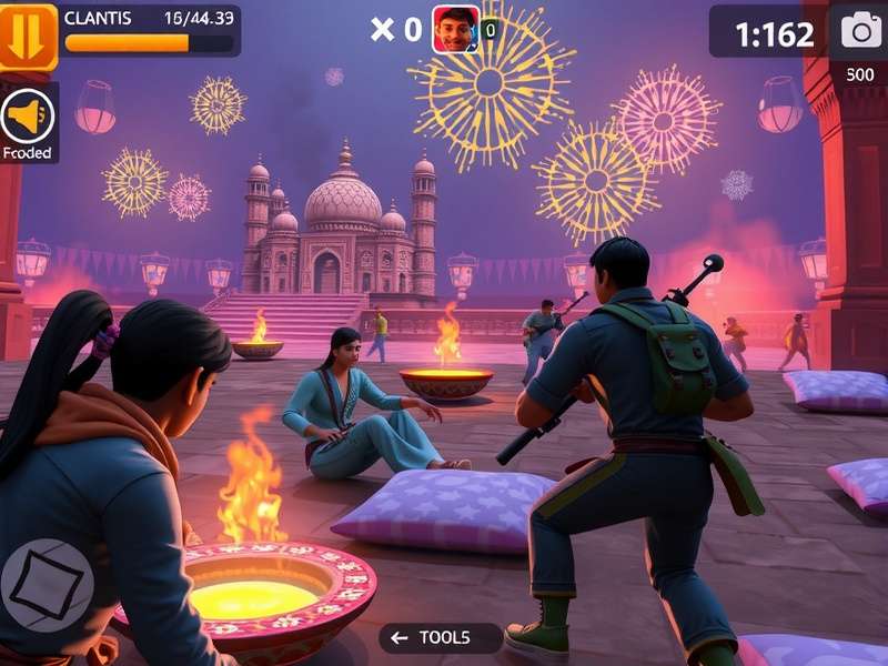 Bengaluru Blaze festival event showcasing Diwali theme